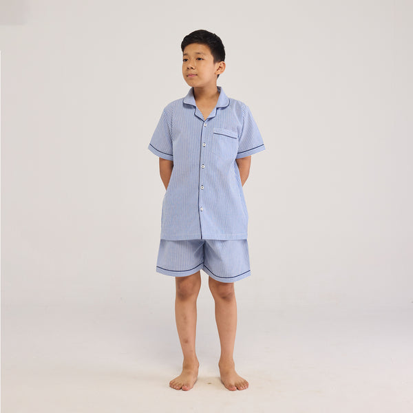 Classic Stripes Shorts Set For Kids