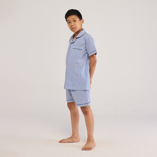 Classic Stripes Shorts Set For Kids