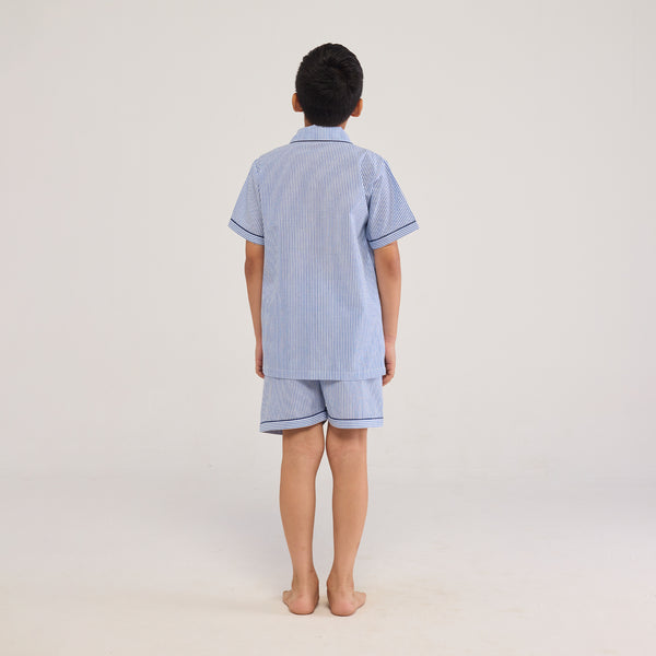 Classic Stripes Shorts Set For Kids