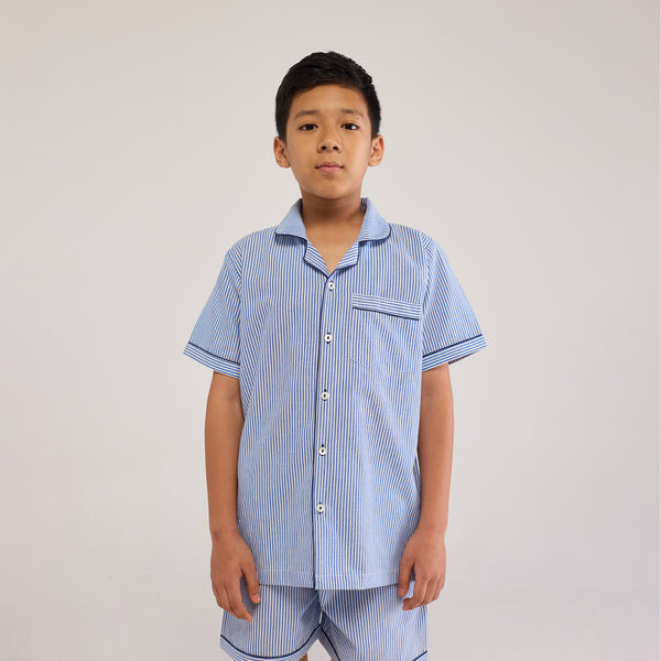 Classic Stripes Shorts Set For Kids