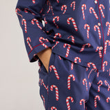 Women Candy Cane Pajama Set