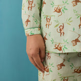 Women Monkeying Around Pima Pajama Set