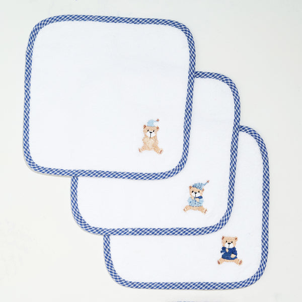 Teddy Hugs Washcloth Set