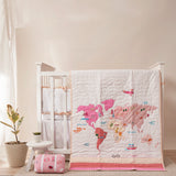 My World Pink Complete Crib Bedding Set