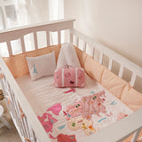 My World Pink Complete Crib Bedding Set
