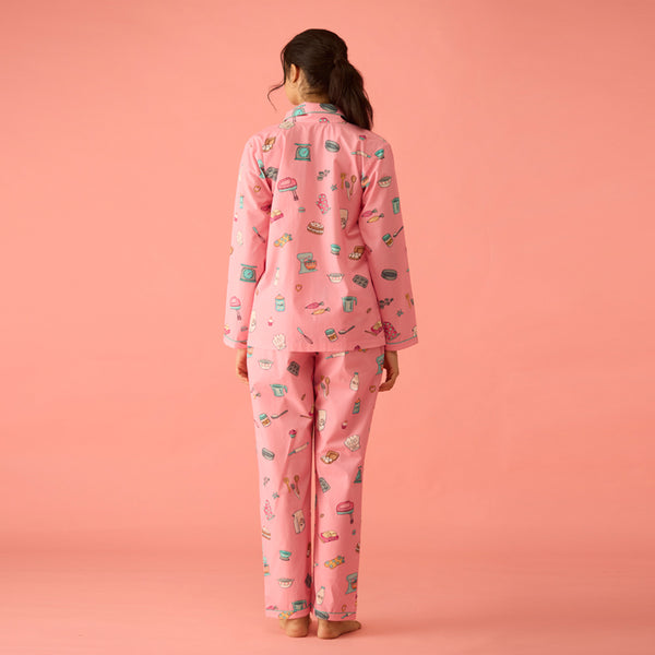 Women Baking Pima Pajama Set