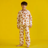 Pizza Party Pima Pajama Set For Kids