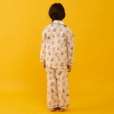 Teddy Hugs Pima Pajama Set For Kids
