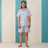 Women Vintage Blooms Pima Shorts Set