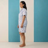 Women Vintage Blooms Pima Shorts Set