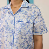 Women Vintage Blooms Pima Shorts Set