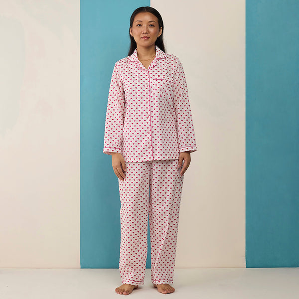 Women Sweethearts Pima Cotton Pajama Set
