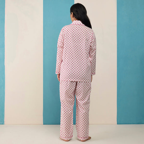 Women Sweethearts Pima Cotton Pajama Set