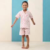 Love Sprinkle Pima Cotton Shorts Set For Kids