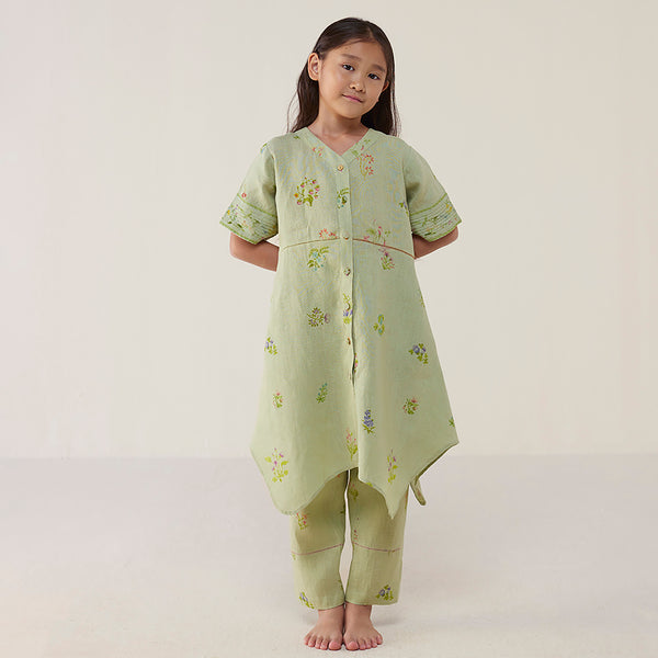 Inoya Linen Co-ord Set - Mint