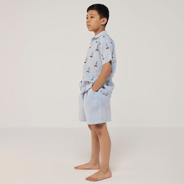 Kin Linen Shirt - Sky