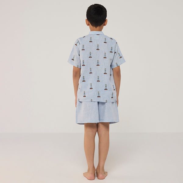Kin Linen Shirt - Sky