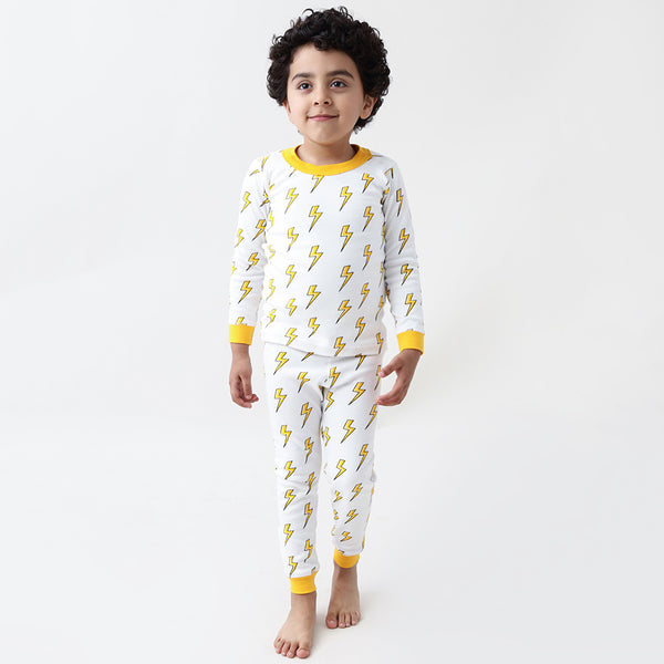 Lightning Jersey Pajama Set