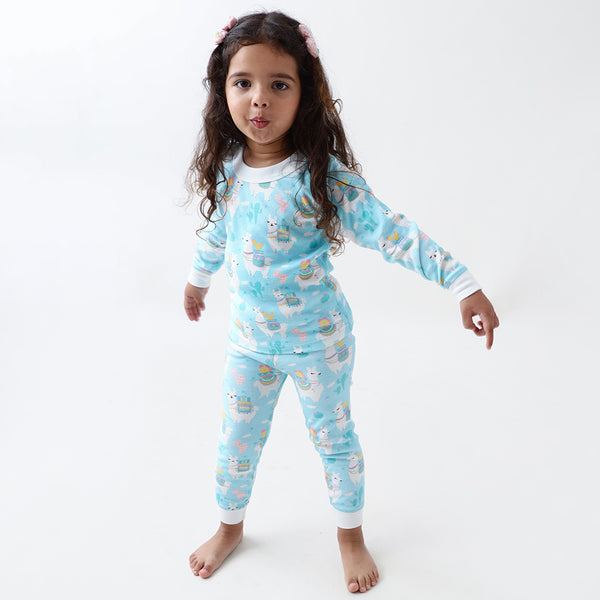 Llama Love Jersey Pajama Set