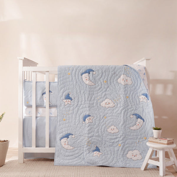 Night Night Crib Gift Set (Celestial-Blue)