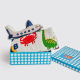 Snuggle Time Crib Gift Set (Alphabets-Blue)