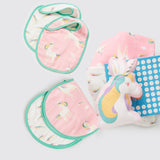 New Beginnings Organic Muslin Gift Box (Unicorns)
