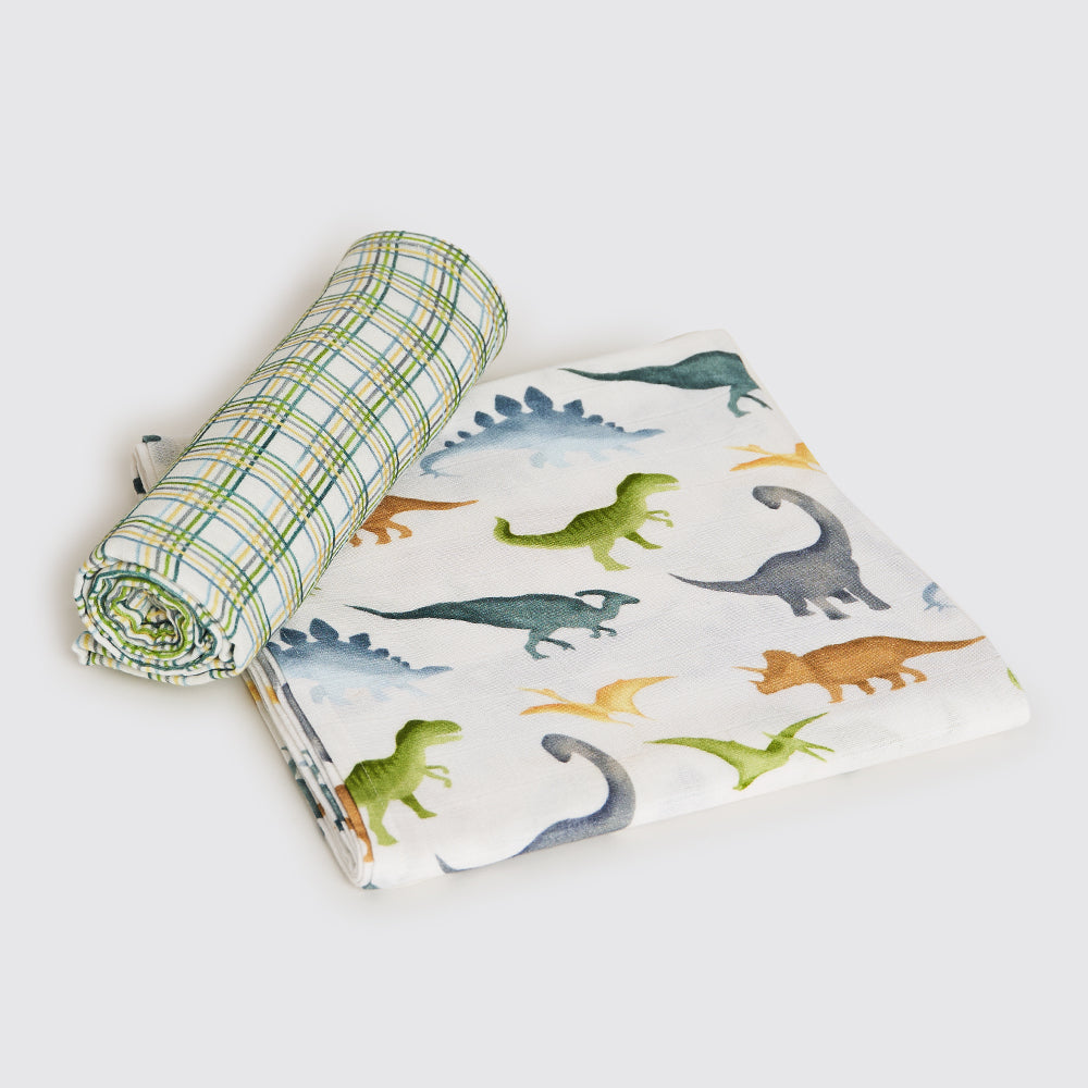 Dinosaurs Organic Swaddle Set Little West Street