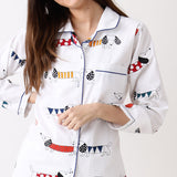 Women Puppy Love Pajama Set
