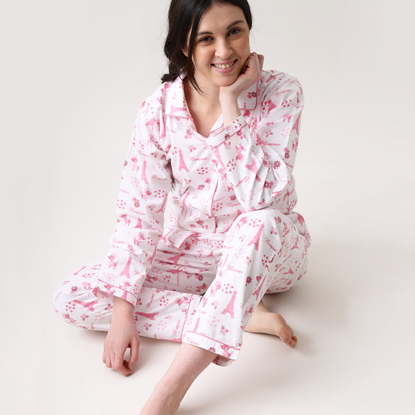 Women Paris Pajama Set