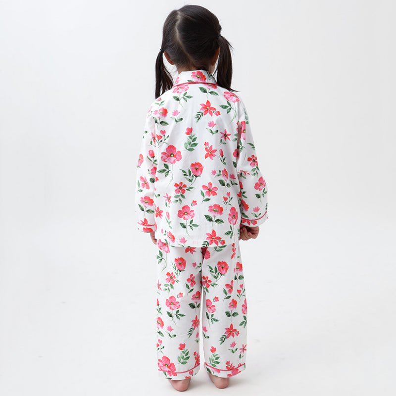 Organic Blossoms Pajama Set For Kids