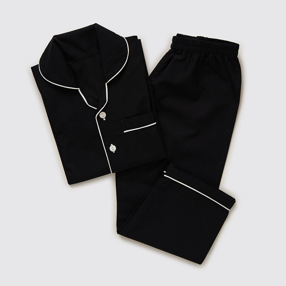 Mens pyjamas online black