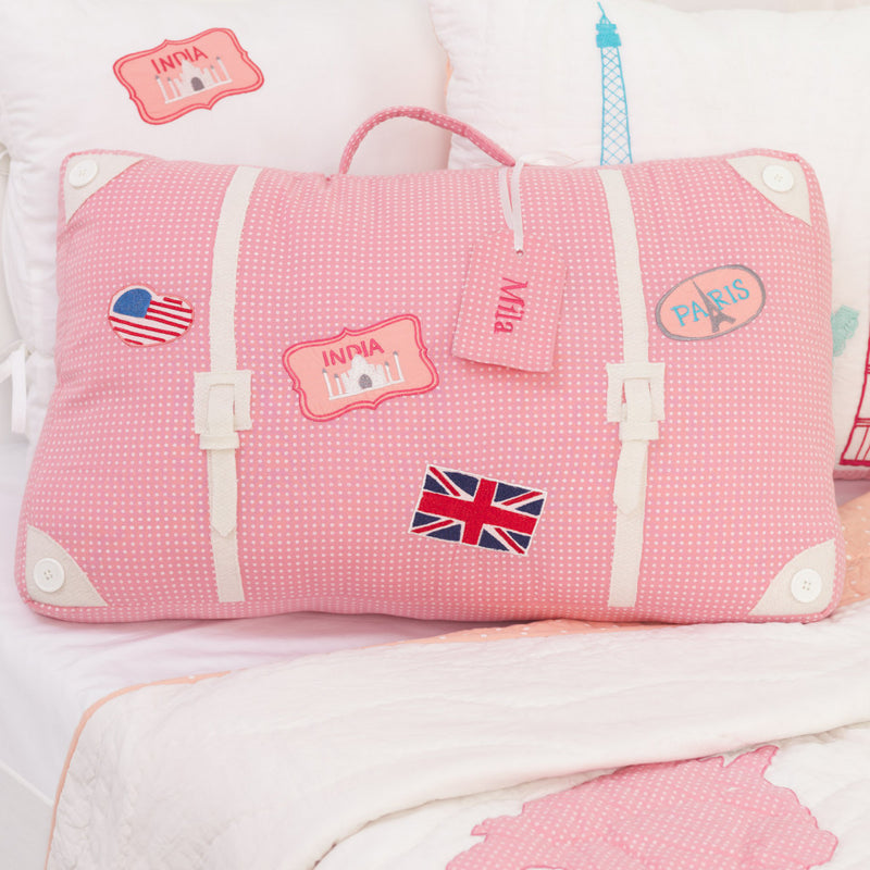 Around The World (Pink) Bedding