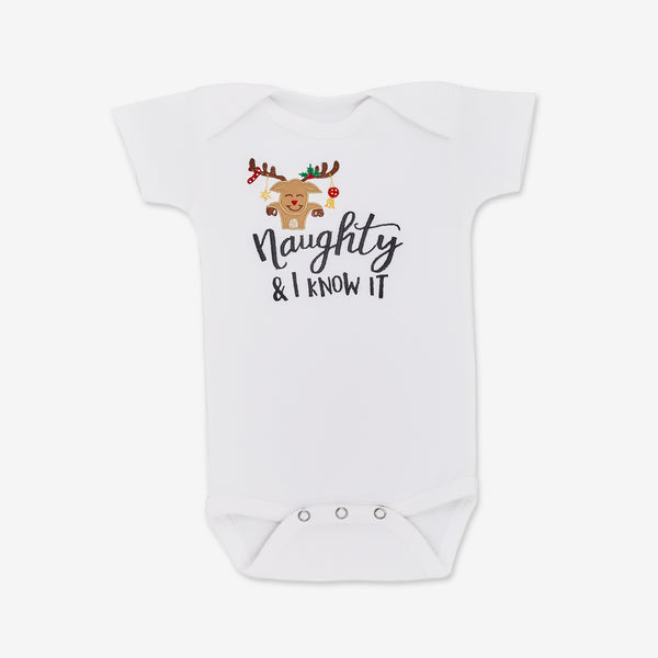 Naughty & I Know It Onesie