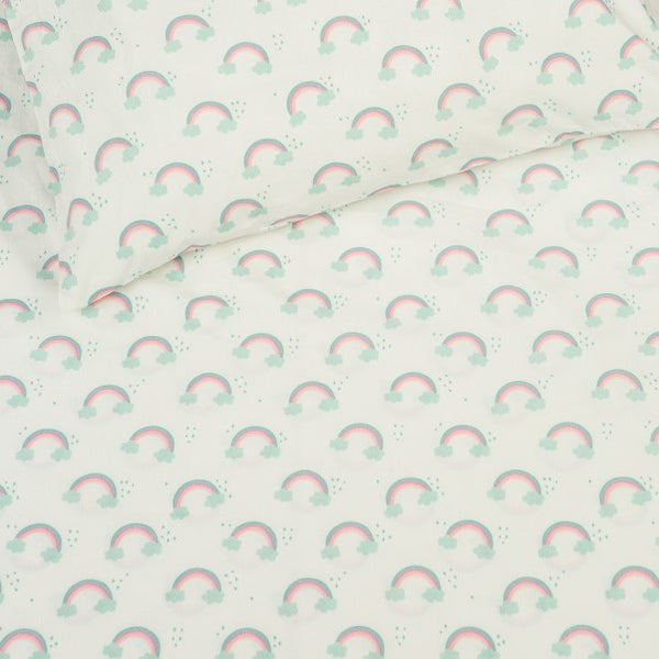 Organic Rainbows Crib Sheet