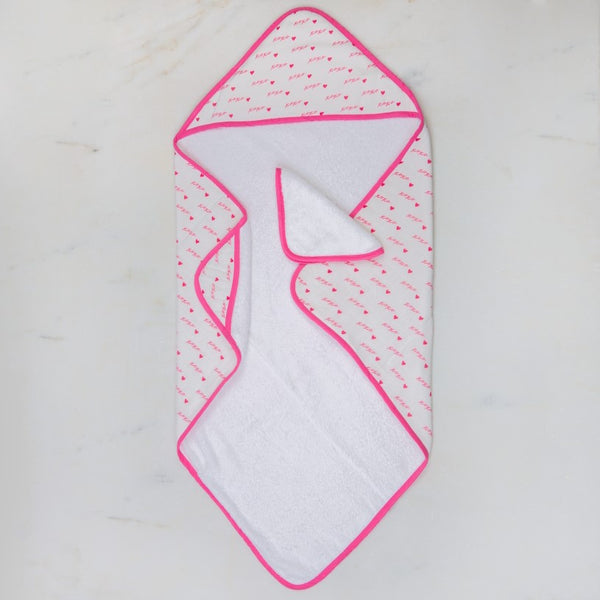 Xoxo Muslin Hooded Towel