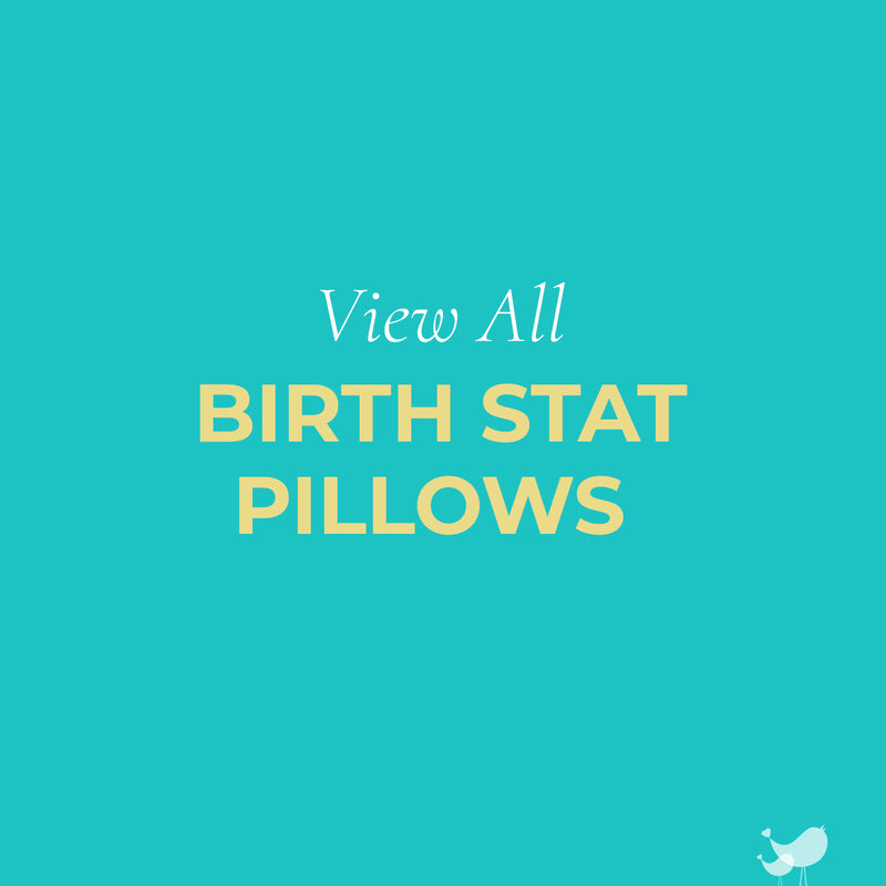Birth Stat Pillow