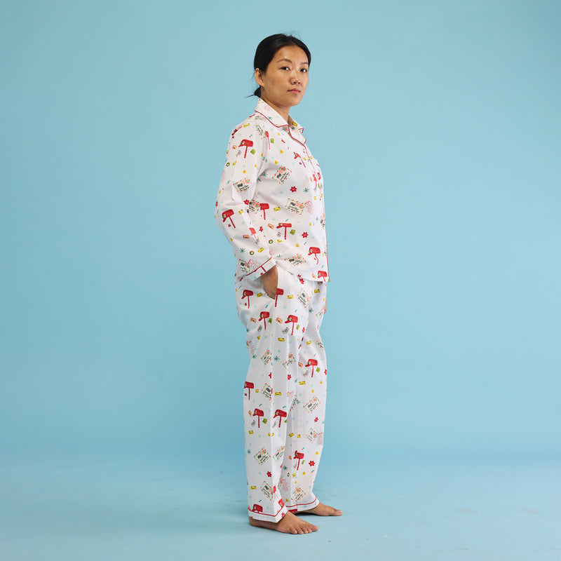 Women Letter To Santa Pajama Set