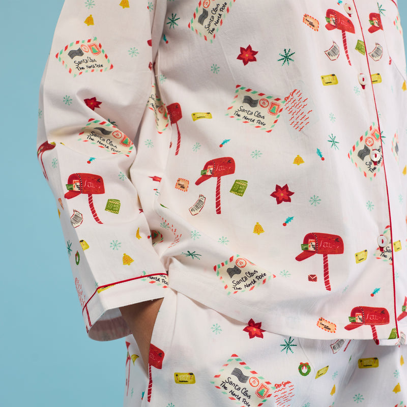 Women Letter To Santa Pajama Set