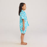 Organic Llama Love Shorts Set For Kids