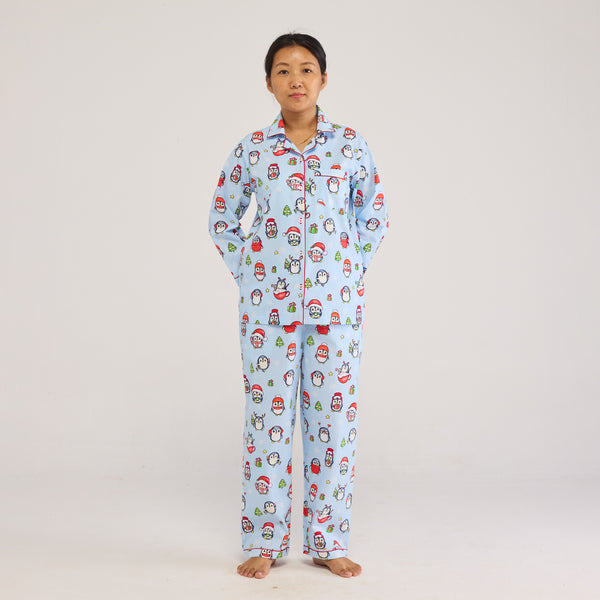 Women Penguins Pajama Set