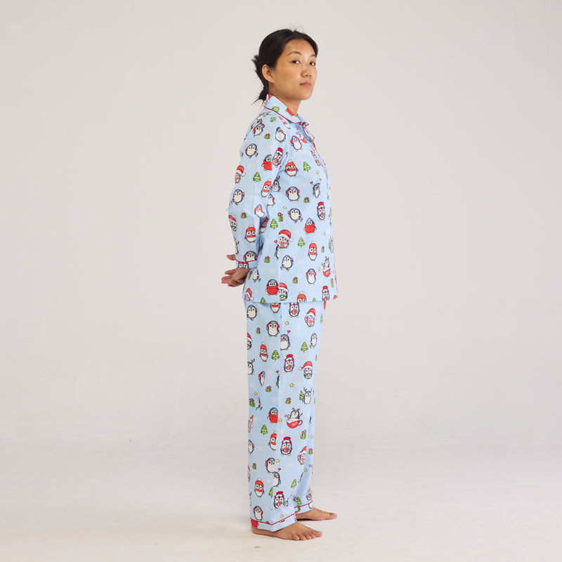 Women Penguins Pajama Set