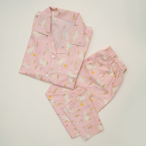 Bunny Hop Pima Pajama Set For Kids