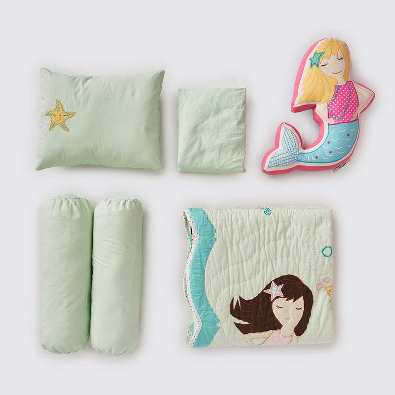 Rockabye Baby Crib Gift Hamper (Mermaids -Mint)