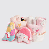 Rockabye Baby Crib Gift Hamper (Mermaids -Pink)