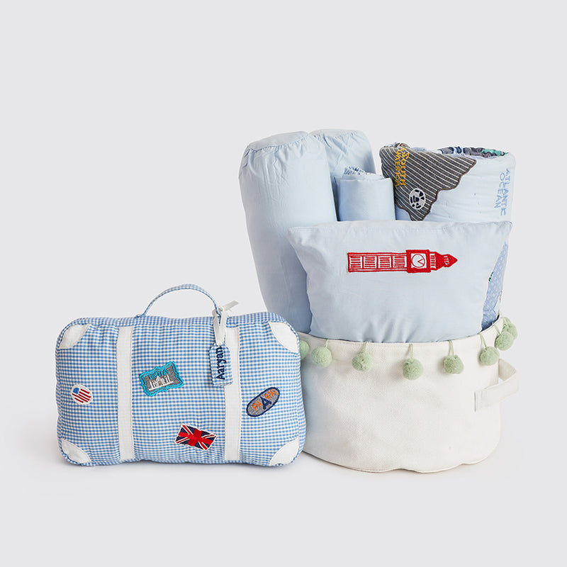 Rockabye Baby Crib Gift Hamper (My World-Blue)