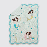 Snuggle Time Crib Gift Set (Mermaids -Mint)