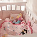 Snuggle Time Crib Gift Set (Mermaids -Pink)