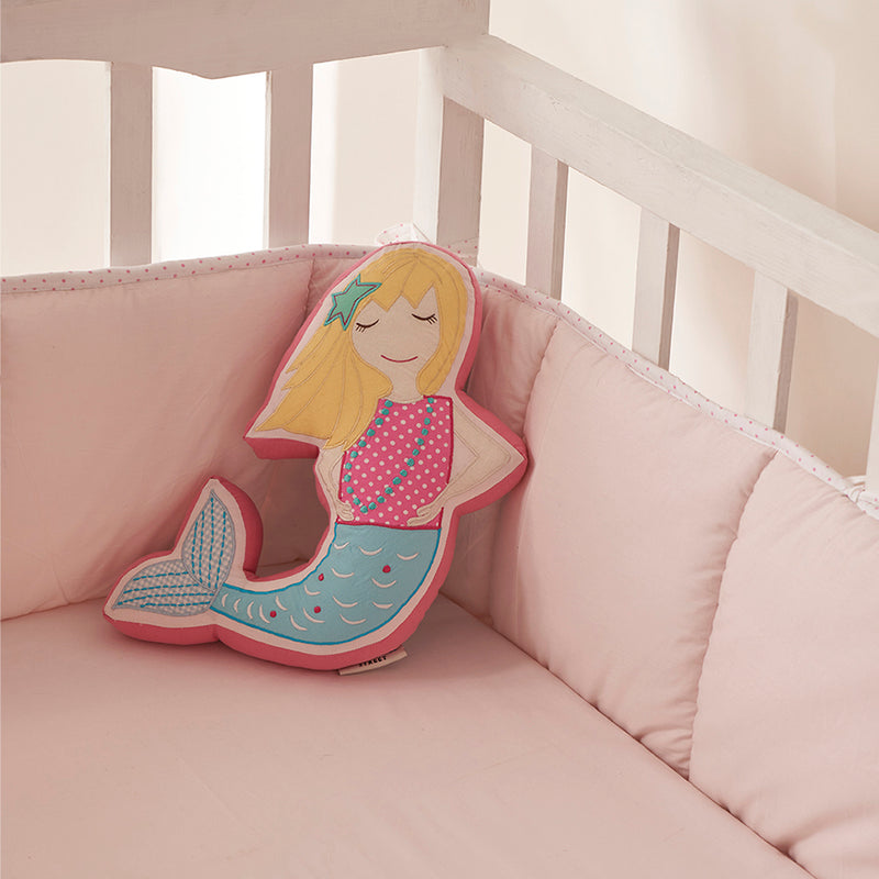 Snuggle Time Crib Gift Set (Mermaids -Pink)