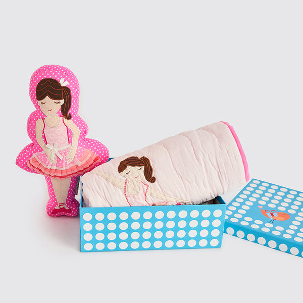 Snuggle Time Crib Gift Set (Ballerinas)