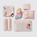 Mermaids Pink Complete Crib Bedding Set